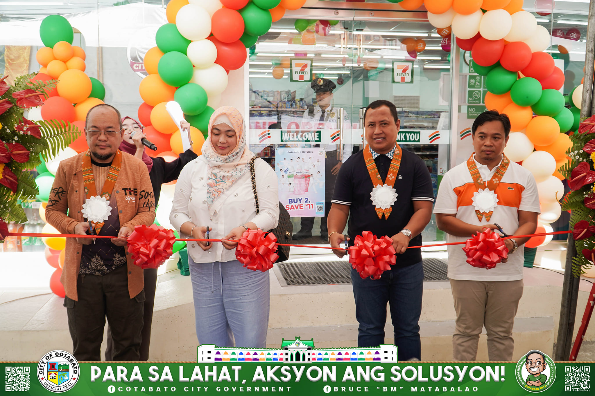 GRAND OPENING OF THE 7/11 CONVENIENCE STORE IN COTABATO CITY